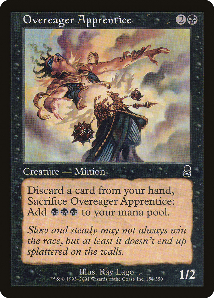 Overeager Apprentice (154) Foil - Odyssey