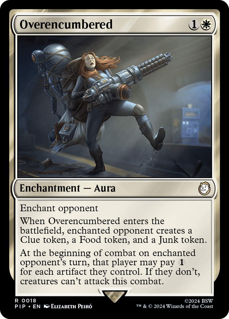 Overencumbered (018) Foil - Fallout