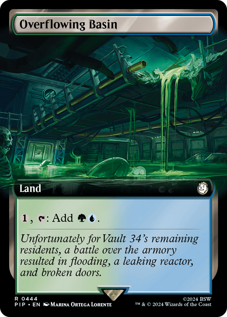 Overflowing Basin (Extended Art) (444) Foil - Fallout