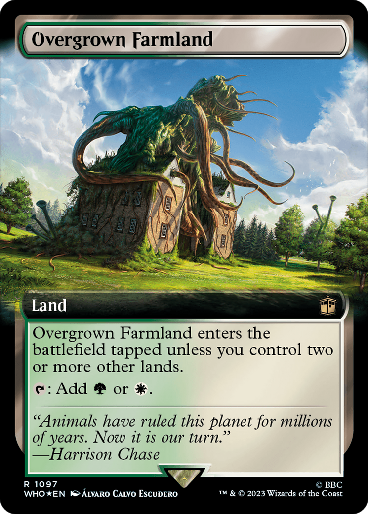 Overgrown Farmland (Extended Art) (1097) Surge Foil - Doctor Who