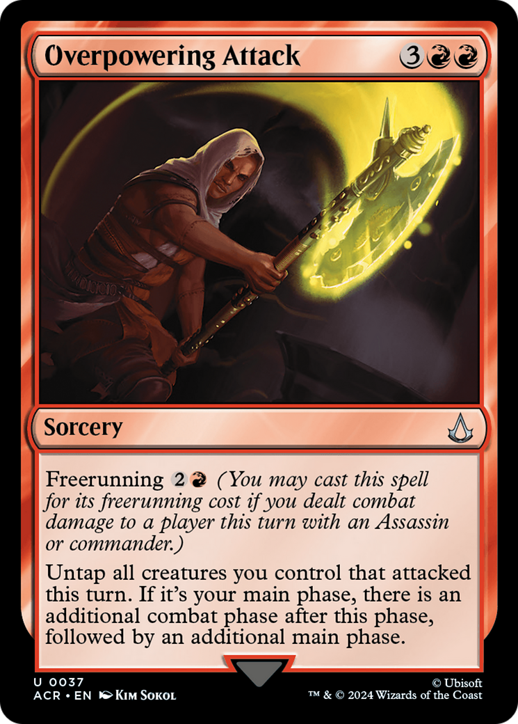 Overpowering Attack (037) Foil - Assassin's Creed