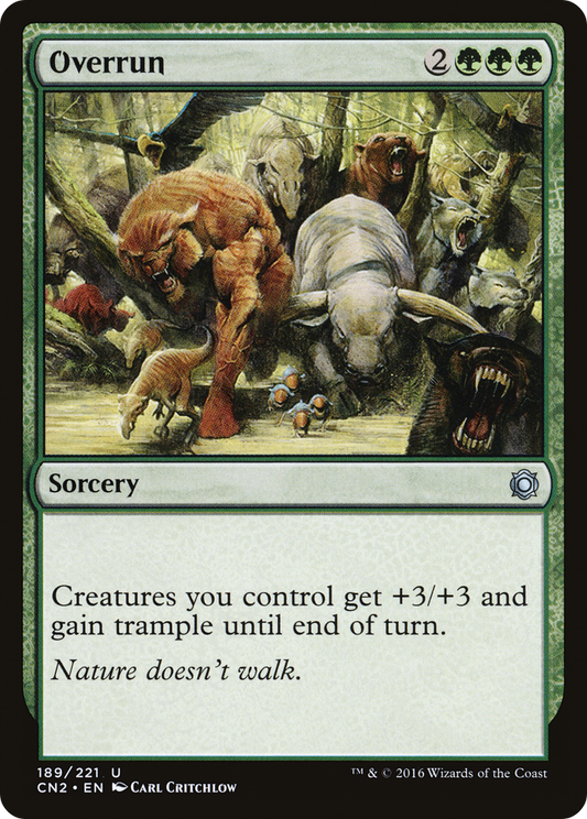 Overrun (189) Foil - Conspiracy: Take the Crown