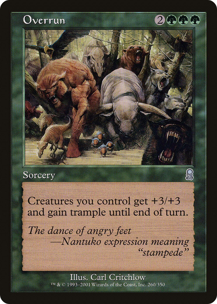 Overrun (260) Foil - Odyssey