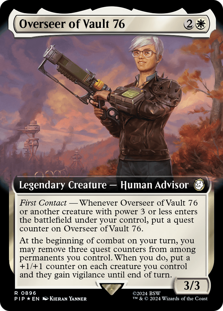 Overseer of Vault 76 (Extended Art) (896) Surge Foil - Fallout