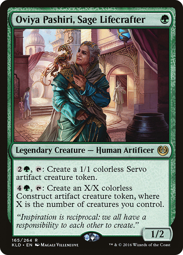 Oviya Pashiri, Sage Lifecrafter (165) Foil - Kaladesh