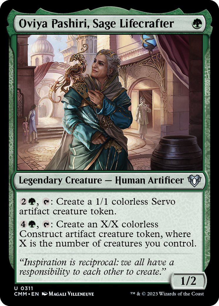 Oviya Pashiri, Sage Lifecrafter (311) Foil - Commander Masters