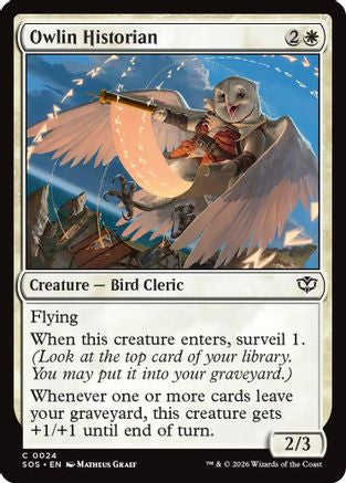 Owlin Historian (024) Foil - Secrets of Strixhaven