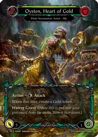 Oysten, Heart of Gold (Marvel) (SEA263) Cold Foil - High Seas