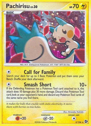 Pachirisu (5) Holofoil - Great Encounters