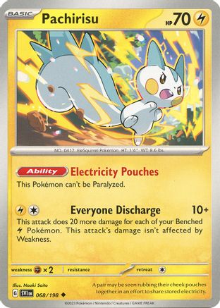 Pachirisu (68) - Scarlet & Violet