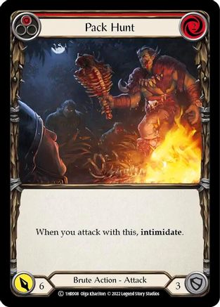Pack Hunt (Red) (1HR008) - Blitz Deck: Historic Pack 1 - Rhinar