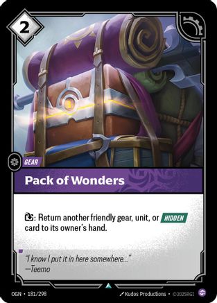 Pack of Wonders (181) Foil - Origins