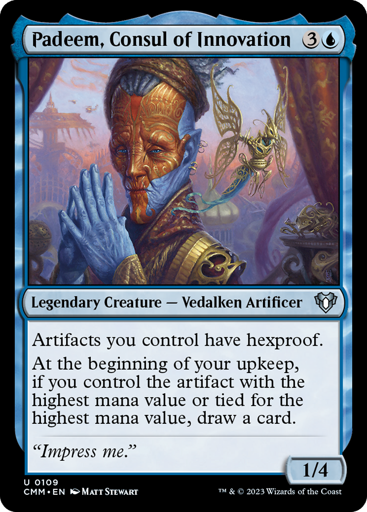 Padeem, Consul of Innovation (109) - Commander Masters