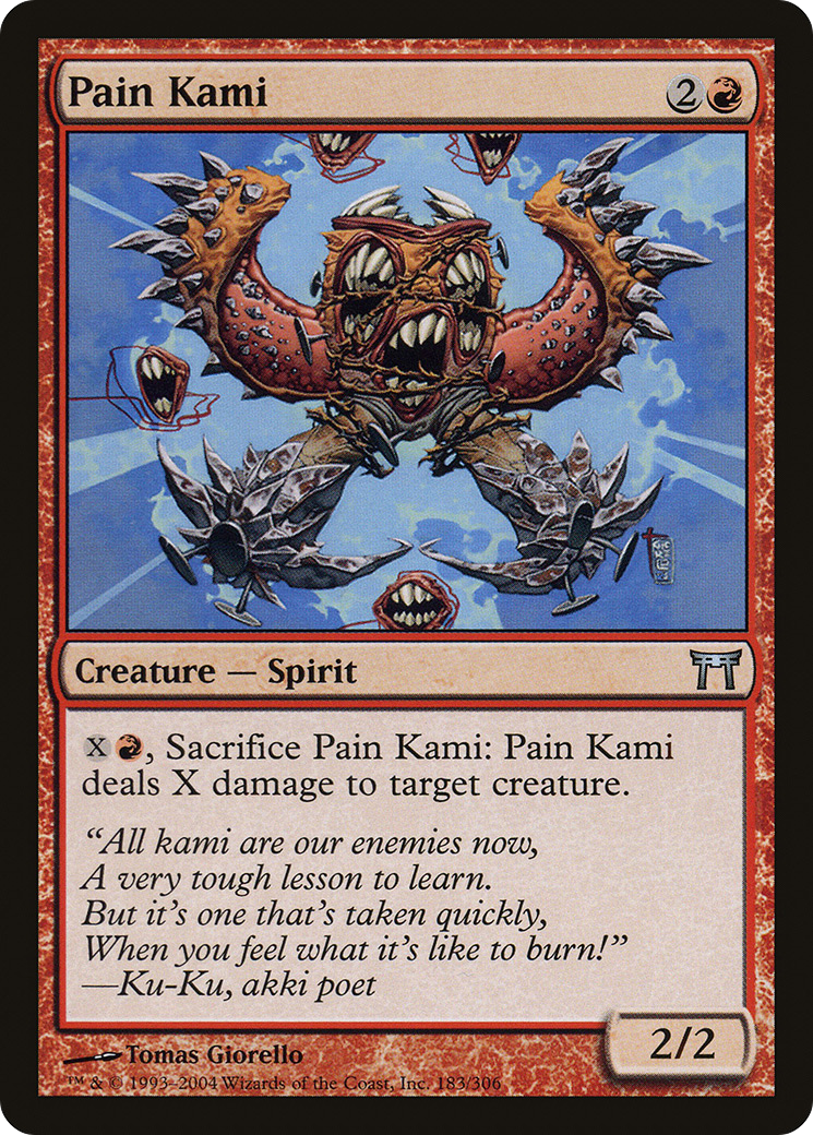 Pain Kami (183) - Champions of Kamigawa
