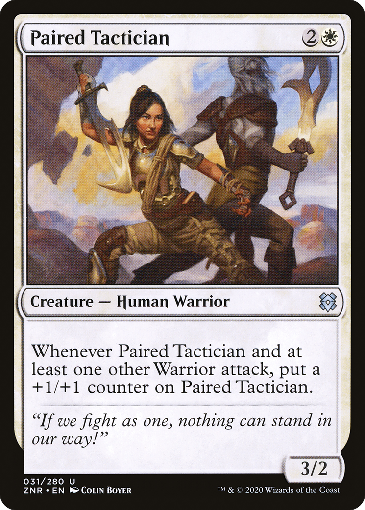 Paired Tactician (031) - Zendikar Rising Foil