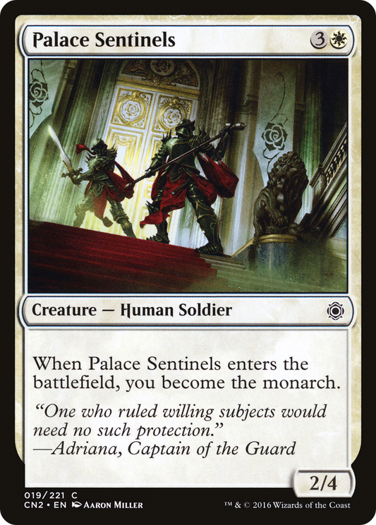 Palace Sentinels (019) Foil - Conspiracy: Take the Crown