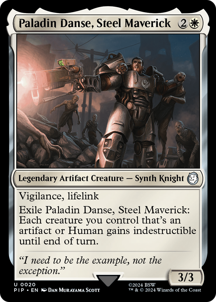 Paladin Danse, Steel Maverick (020) Foil - Fallout