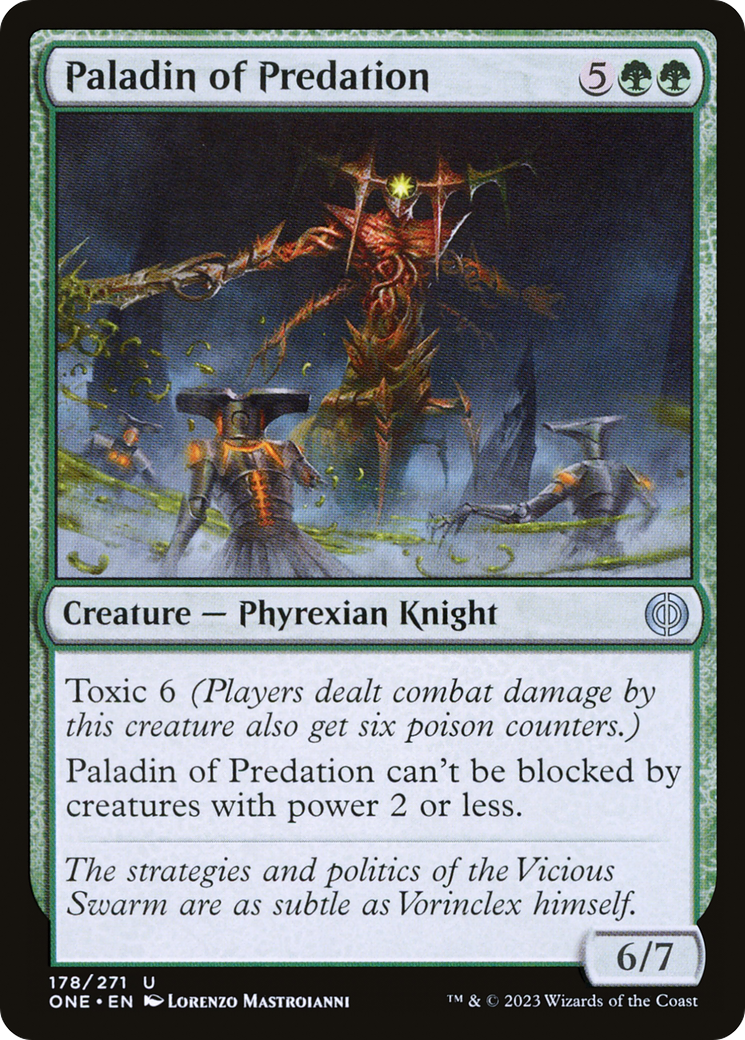 Paladin of Predation (178) - Phyrexia: All Will Be One Foil