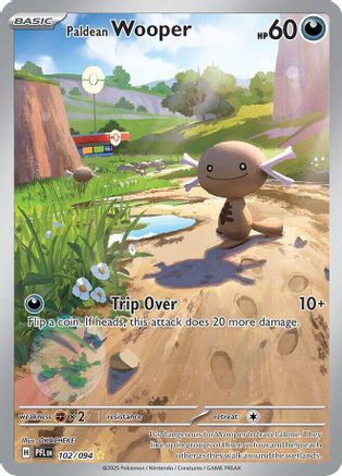 Paldean Wooper (102) Holofoil - Phantasmal Flames