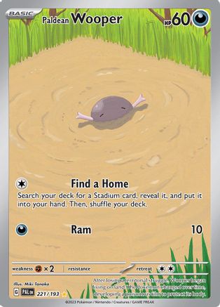 Paldean Wooper (221) Holofoil - Paldea Evolved