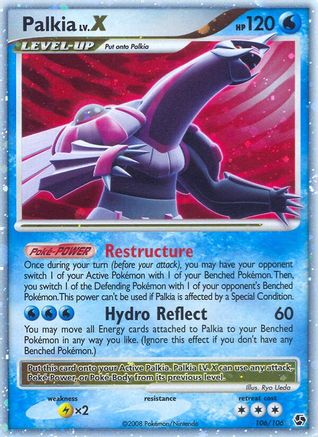 Palkia LV.X (106) Holofoil - Great Encounters