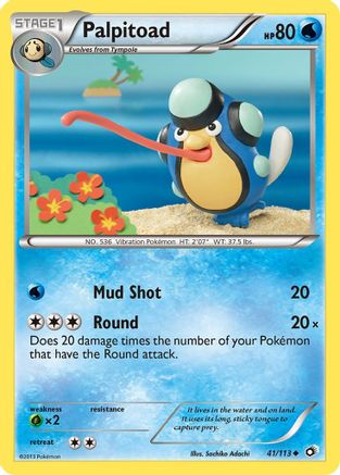 Palpitoad (41) Reverse Holofoil - Legendary Treasures