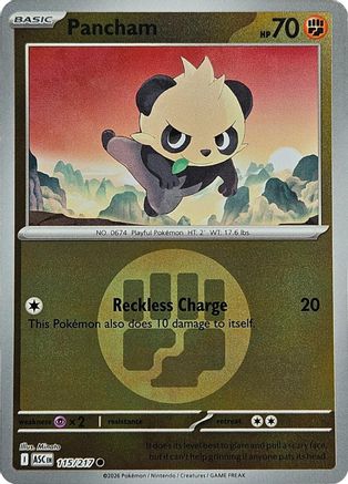 Pancham (Energy Symbol Pattern) (115) Reverse Holofoil - Ascended Heroes