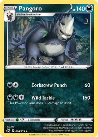 Pangoro (80) - Crown Zenith