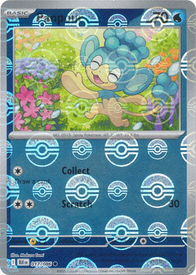 Panpour (Poke Ball Pattern) (17) Reverse Holofoil - Black Bolt