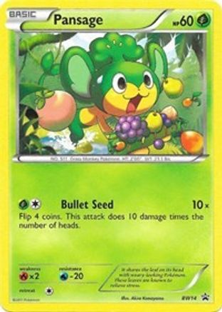 Pansage (BW14) - Black Star Promos