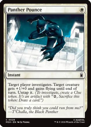 Panther Pounce (029) Foil - Marvel Super Heroes