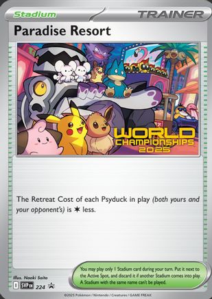 Paradise Resort (World Championships 2025) (224) - Black Star Promos