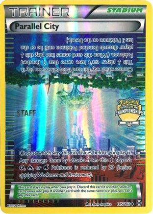 Parallel City (City Championships) [Staff] (145) Reverse Holofoil - League & Championship Cards