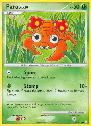 Paras (119) Reverse Holofoil - Supreme Victors