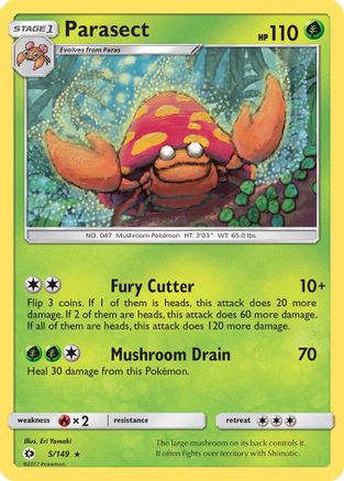 Parasect (5) - Sun & Moon