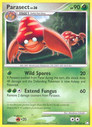 Parasect (58) - Mysterious Treasures