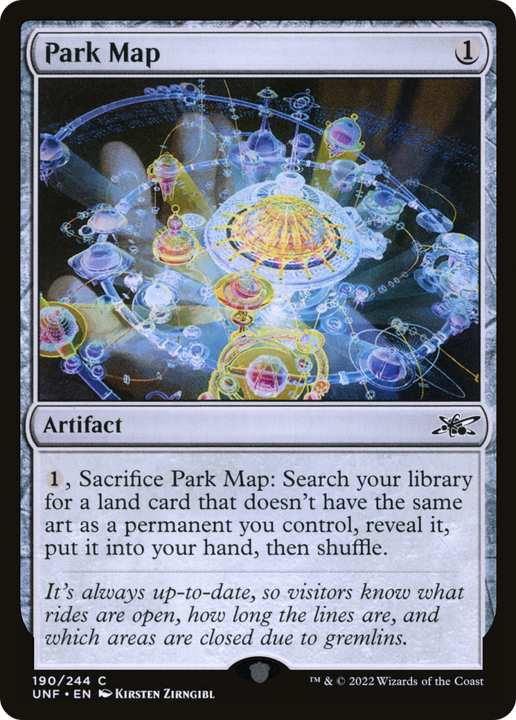 Park Map (190) - Unfinity Foil