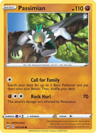 Passimian (97) Reverse Holofoil - Darkness Ablaze