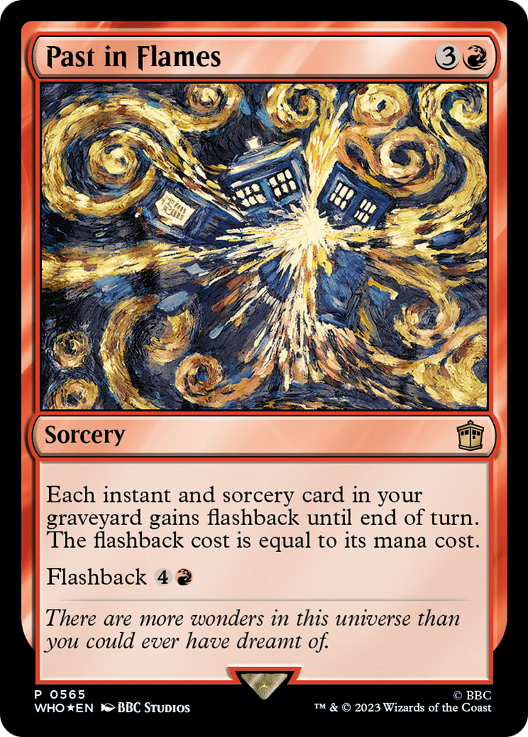 Past in Flames (565) Foil - Doctor Who