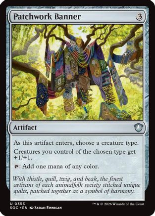 Patchwork Banner (353) - Commander: Secrets of Strixhaven