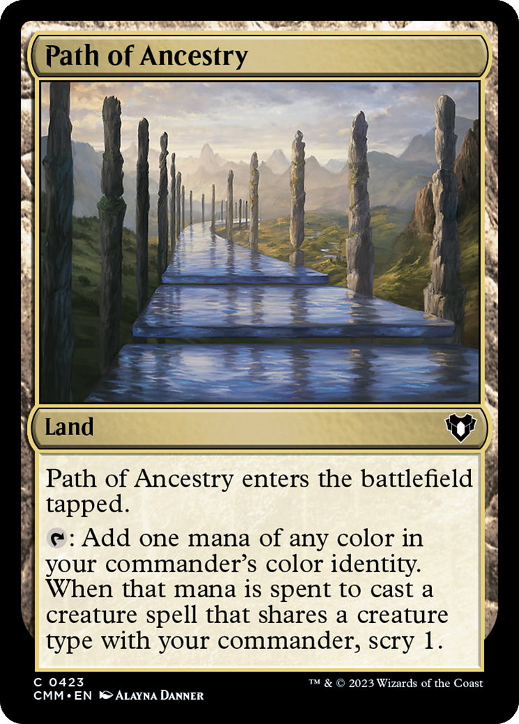 Path of Ancestry (423) Foil - Commander Masters