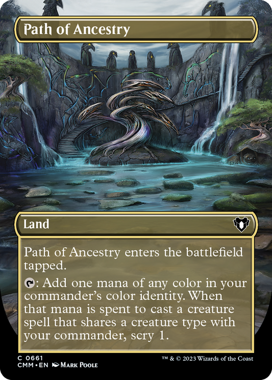 Path of Ancestry (Borderless) (661) Foil - Commander Masters