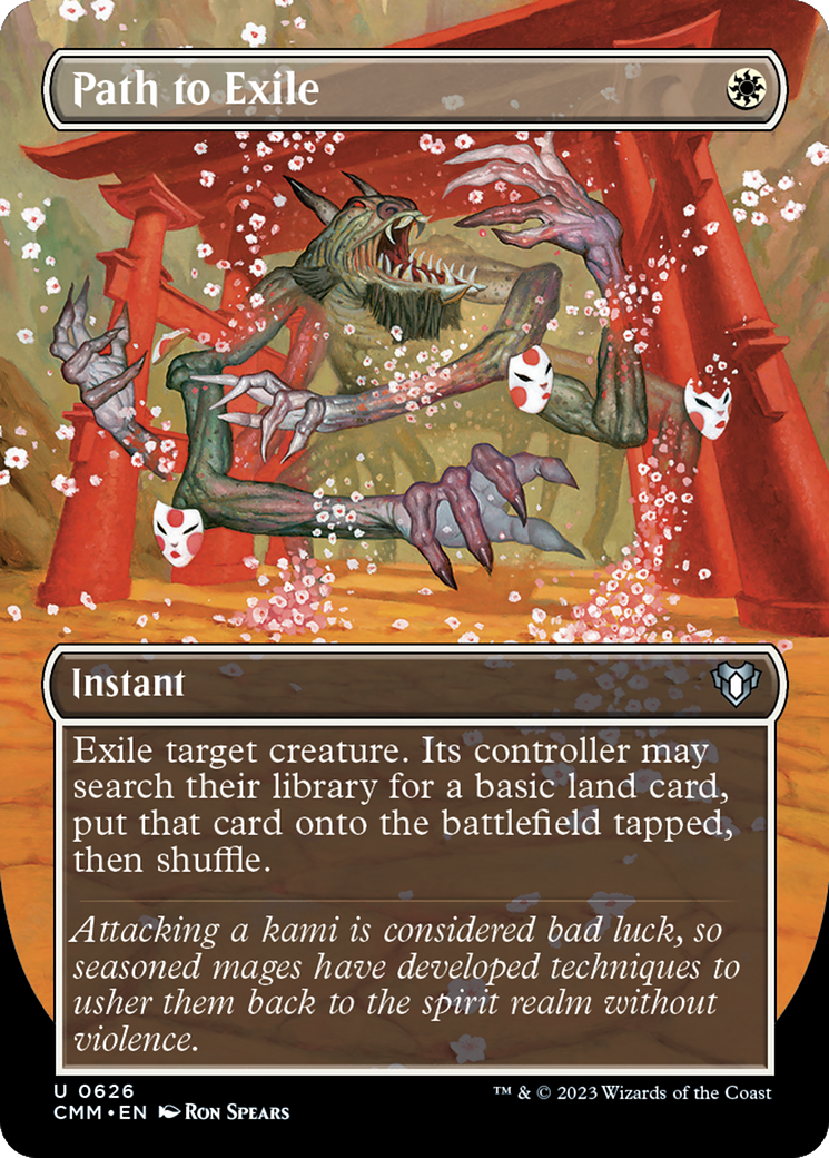 Path to Exile (Borderless) (626) Foil - Commander Masters