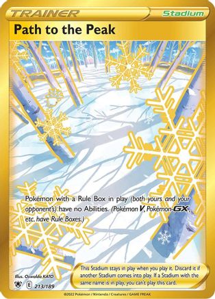 Path to the Peak (Gold) (213) Holofoil - Astral Radiance