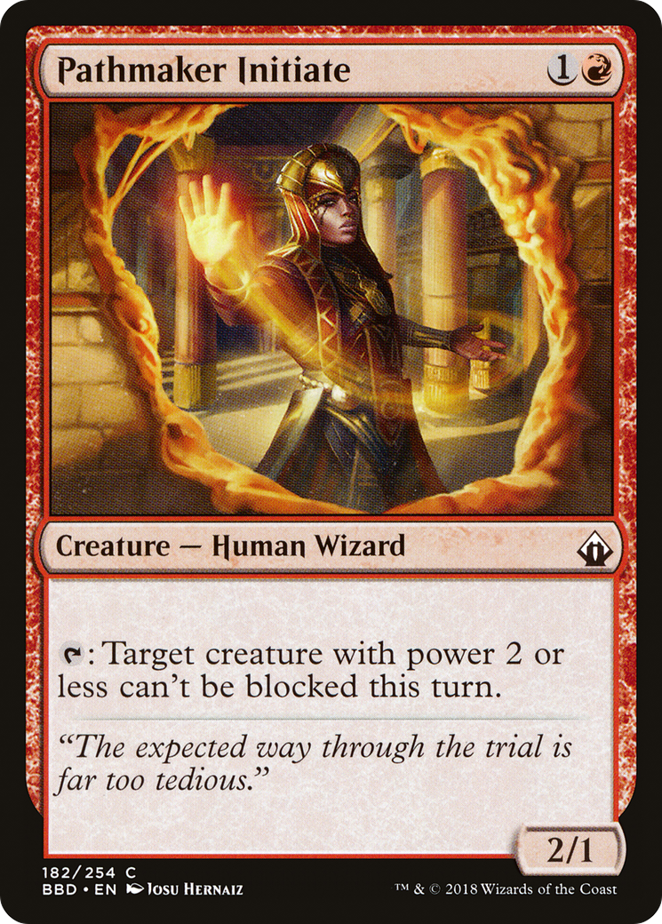 Pathmaker Initiate (182) Foil - Battlebond