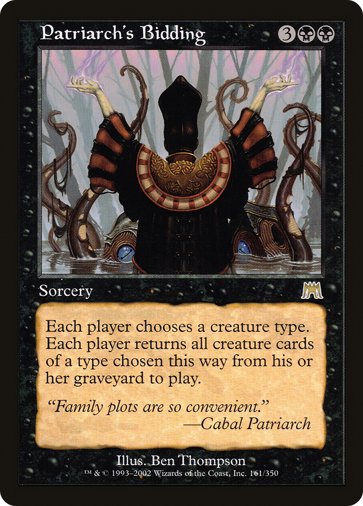 Patriarch's Bidding (161) Foil - Onslaught