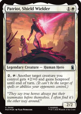 Patriot, Shield Wielder (444) Surge Foil - Marvel Super Heroes