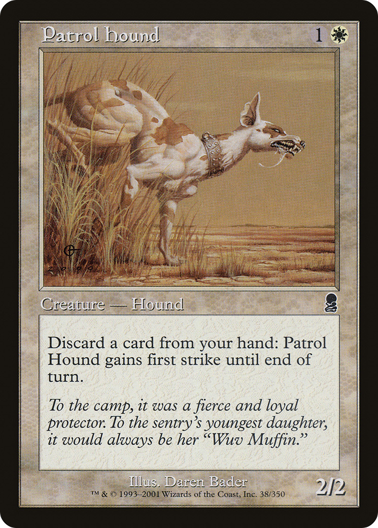Patrol Hound (038) Foil - Odyssey
