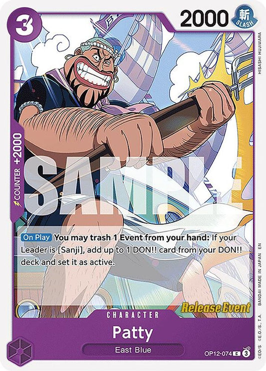 Patty (OP12-074) Release Event Cards