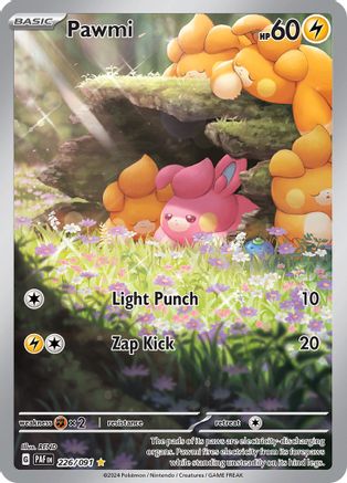 Pawmi (226) Holofoil - Paldean Fates
